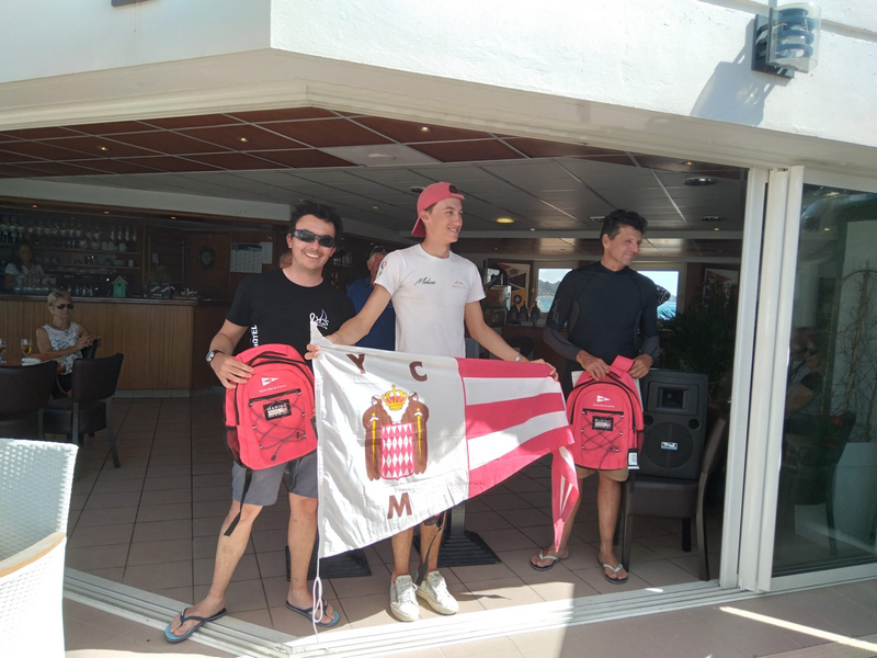 Ghislain sur le podium